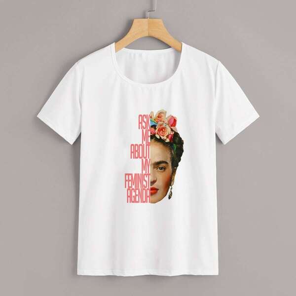 

Letter And Figure Print Tee