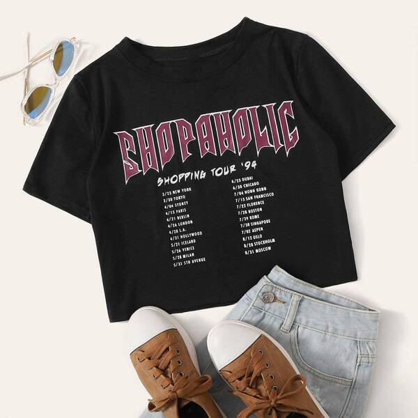 

Plus Letter Print Tee