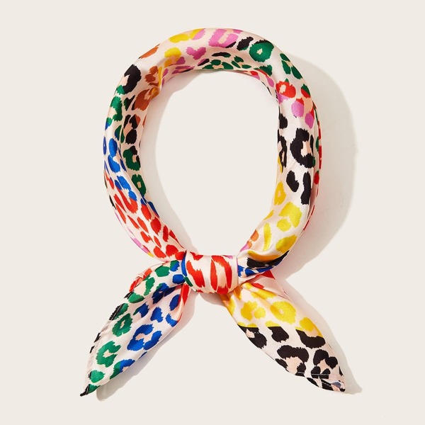 

Leopard Pattern Bandana, Multicolor