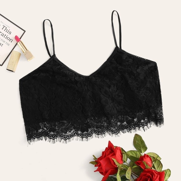 

Plus Floral Lace Bralette