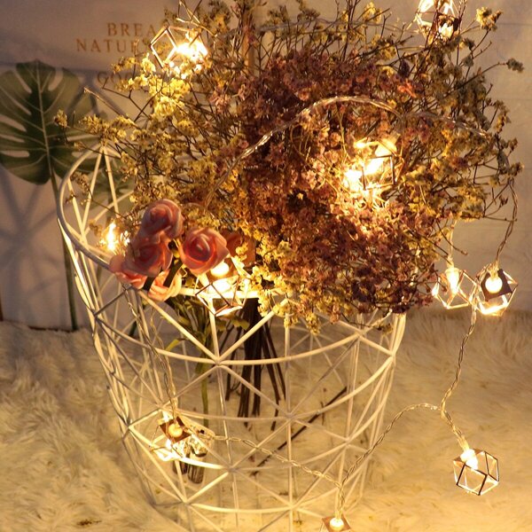 

20pcs Geometric Bulb String Light