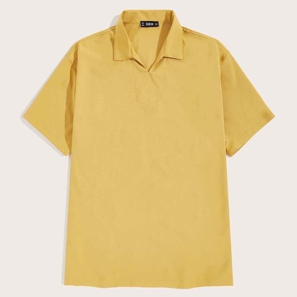 

Men Drop Shoulder Collar Shirt