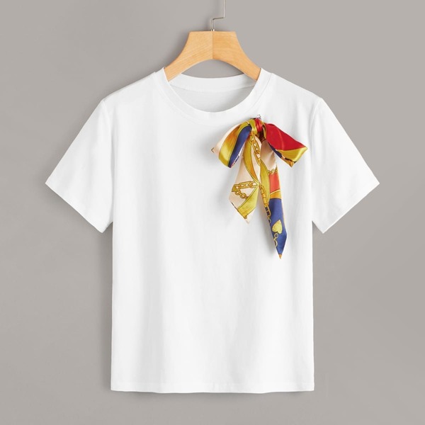 

Bow Tie Front Tee