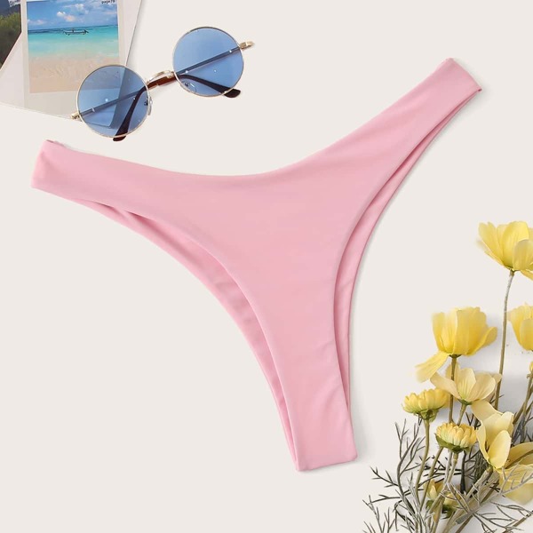 

High Cut Swimming Panty, Pink pastel