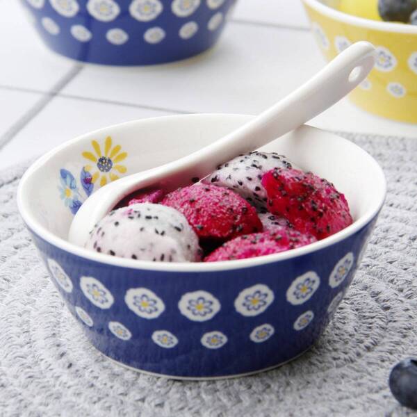 

Floral Print Ceramic Bowl 1pc