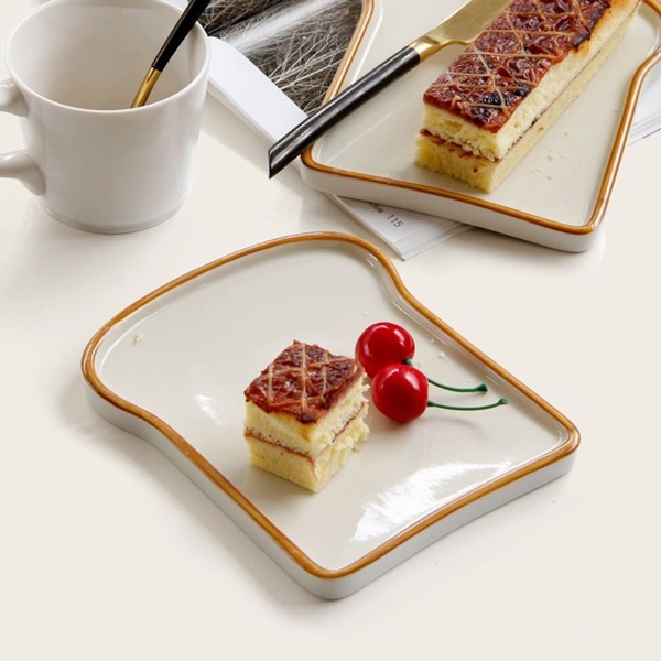 

Bread Shaped Plate 1pc