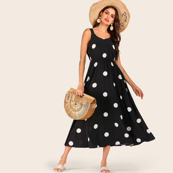 

Polka Dot Tie Back Dress