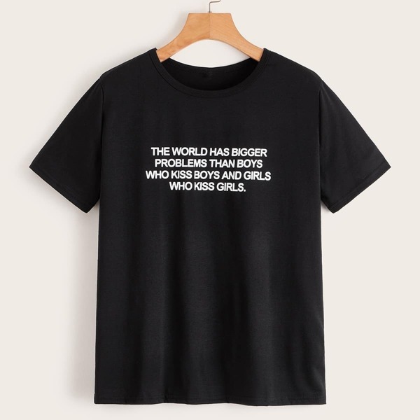 

Slogan Graphic Tee