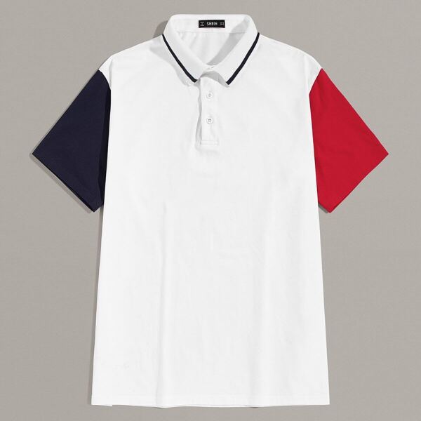 

Men Color-block Polo Shirt