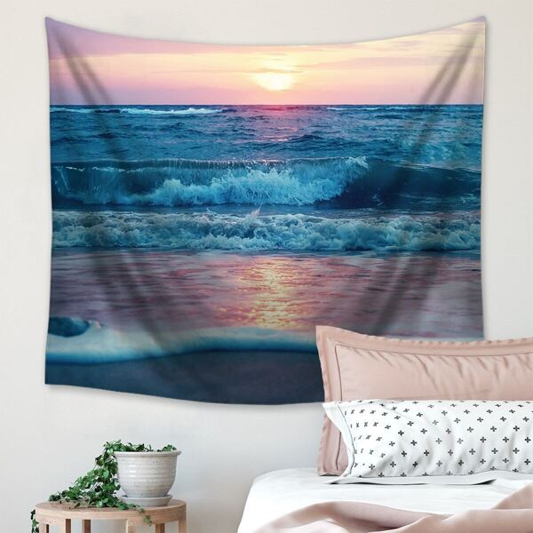 

Wave Pattern Tapestry