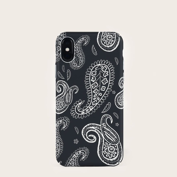 

Чехол для iPhone с узором, Чёрный