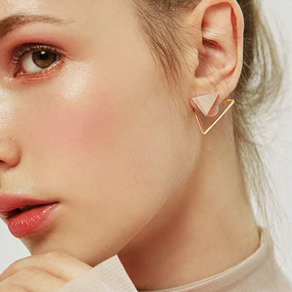 

Triangle Ear Jacket 1pair, Pink