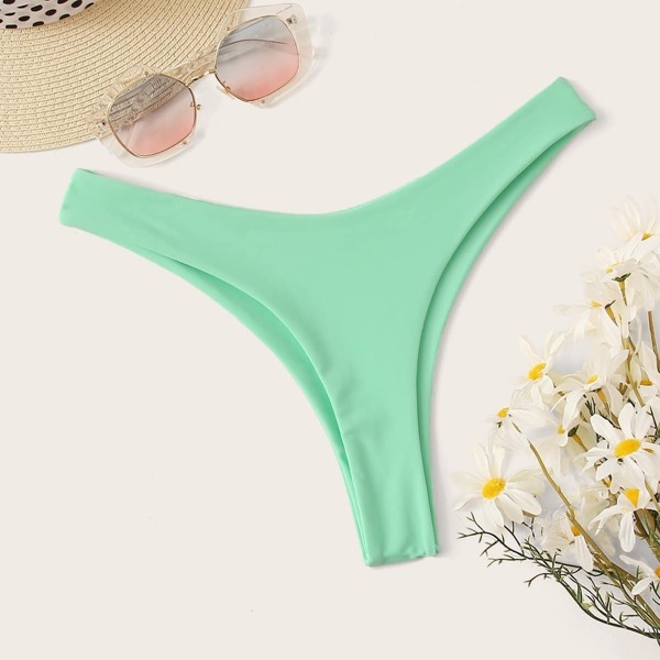 

High Cut Swimming Panty, Blue pastel