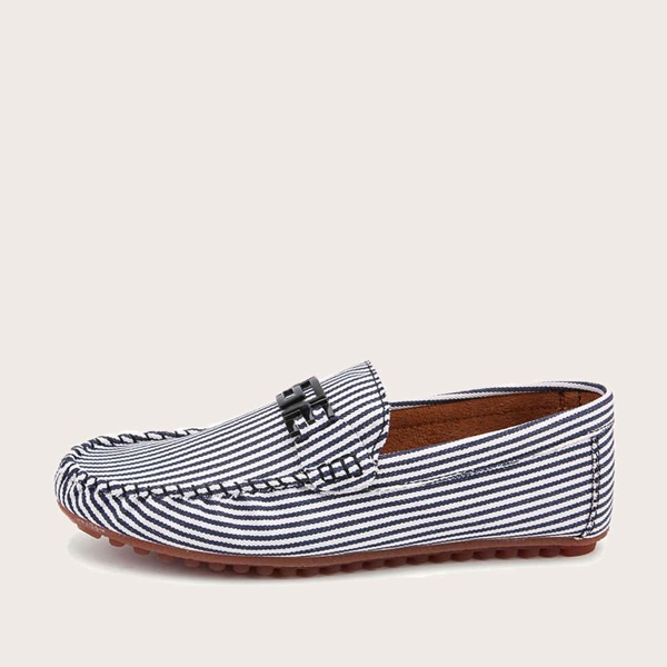 

Men Striped Slip On Loafers