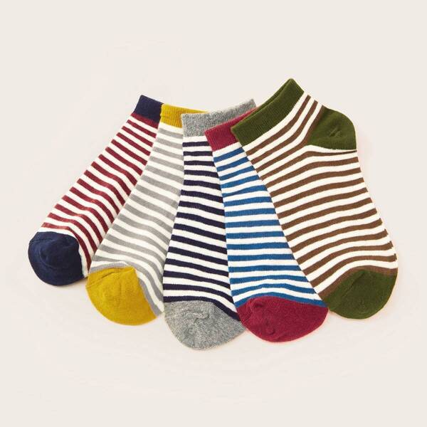 

Striped Ankle Socks 5pairs