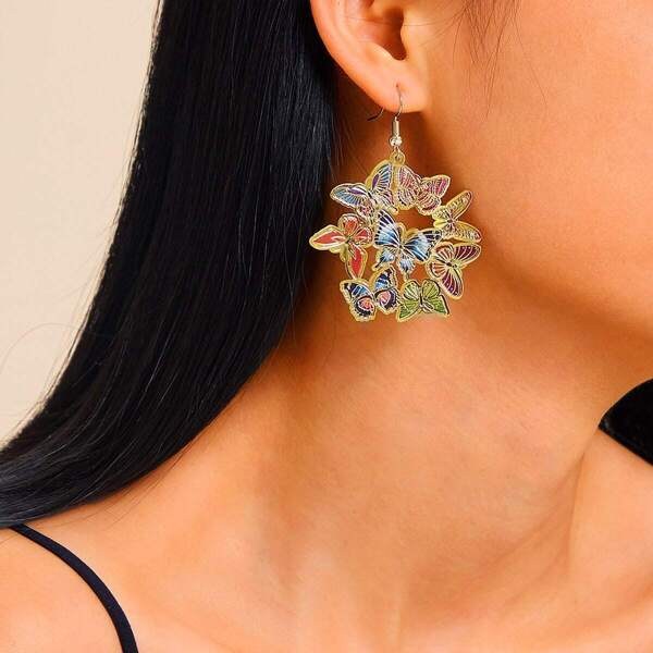 

Butterfly Drop Earrings 1pair