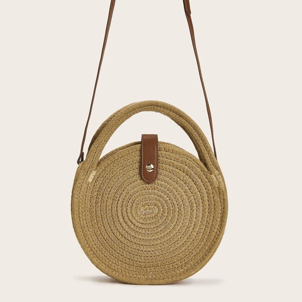 

Round Shaped Braided Satchels