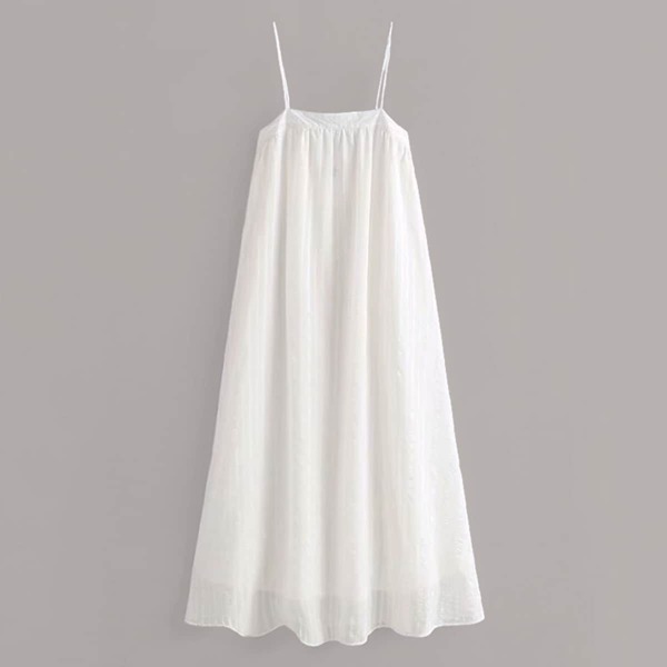

Solid Tie Back Cami Dress