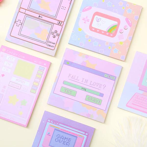

Random Cartoon Print Sticky Note 2pcs