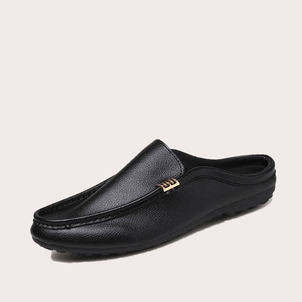 

Men Metal Detail Slip On Loafers