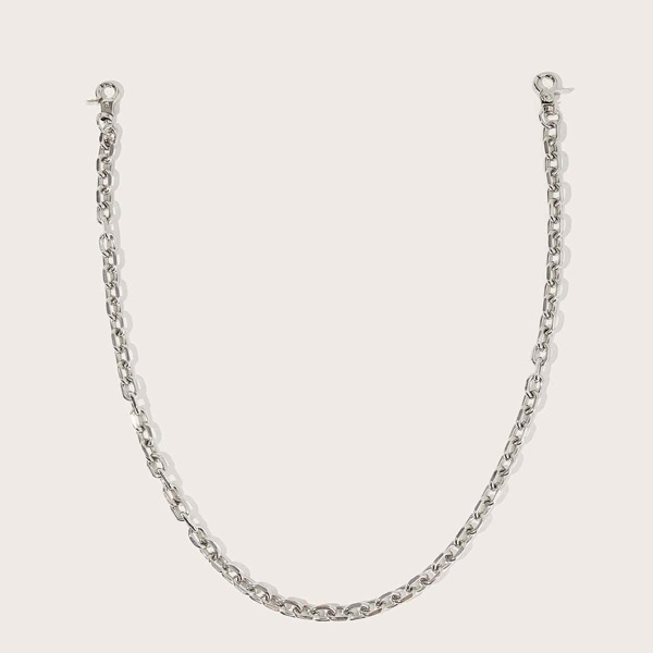 

Men Chain Waist Belt, Silver
