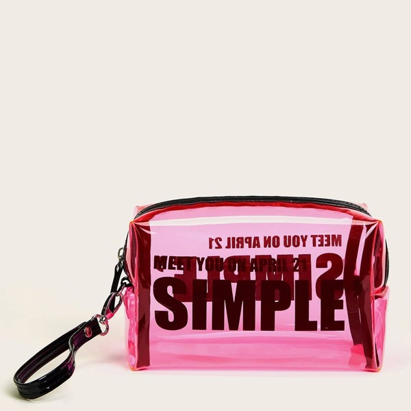 

Letter Waterproof Makeup Bag