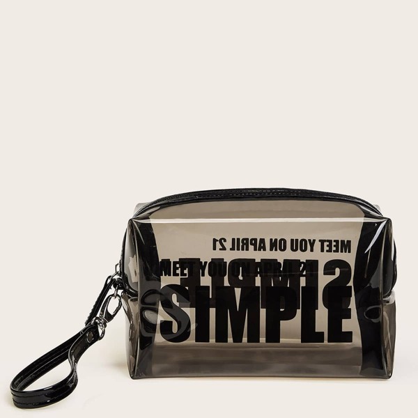 

Letter Waterproof Makeup Bag