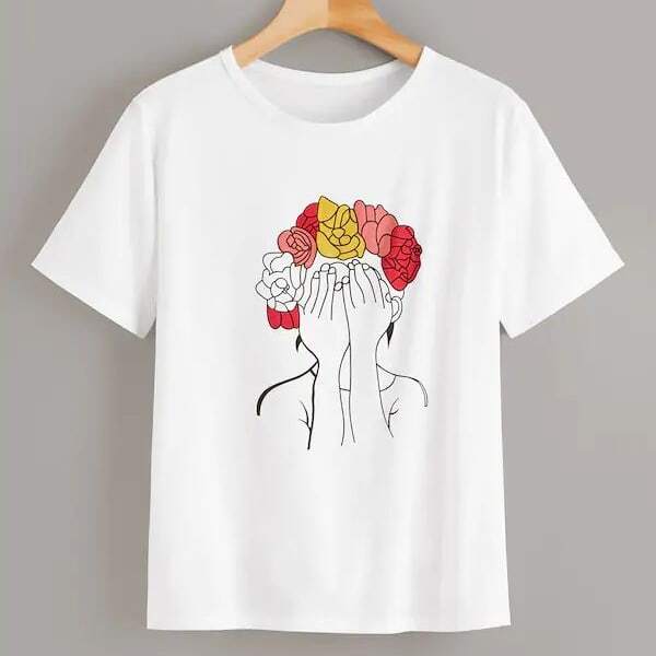 

Plus Figure Print Tee
