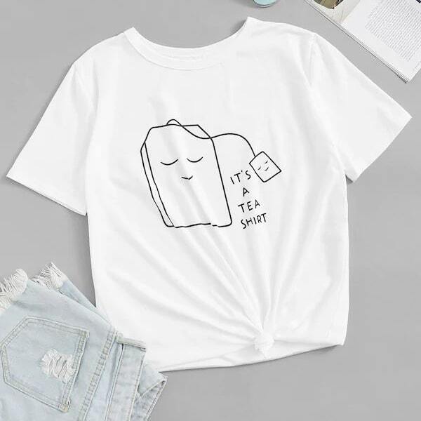 

Plus Cartoon Print Tee
