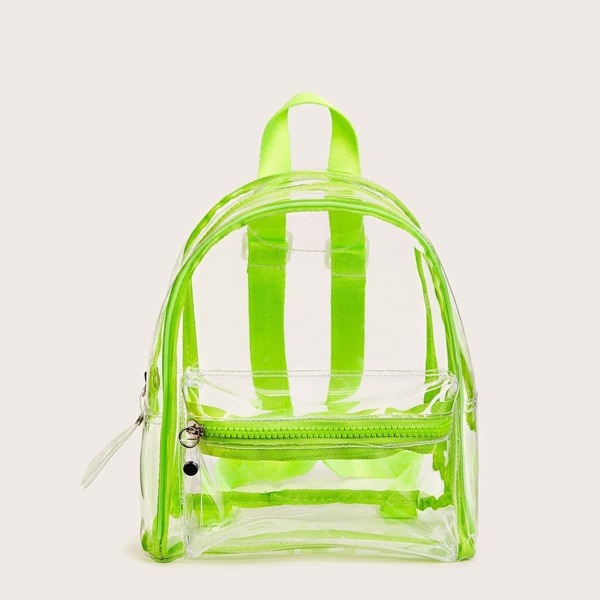 

Neon Lime Clear Backpack