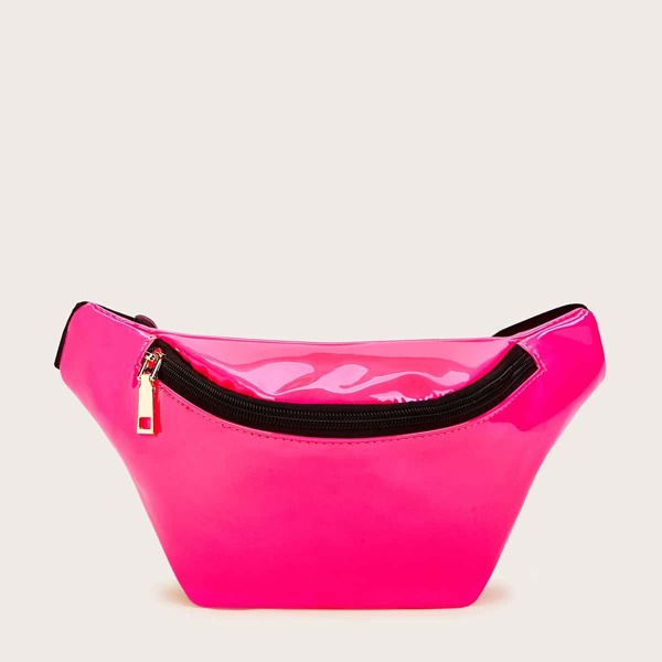 

Neon Pink PU Bum Bag
