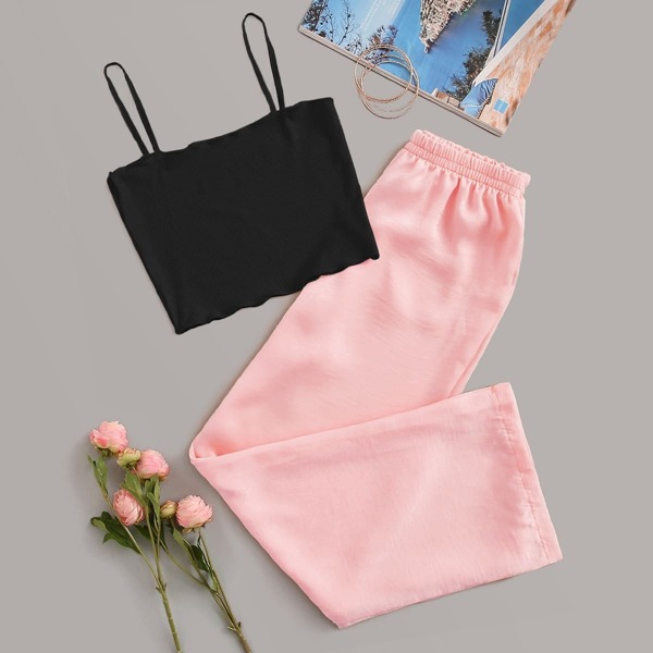 

Rib Cami Top & Pants PJ Set