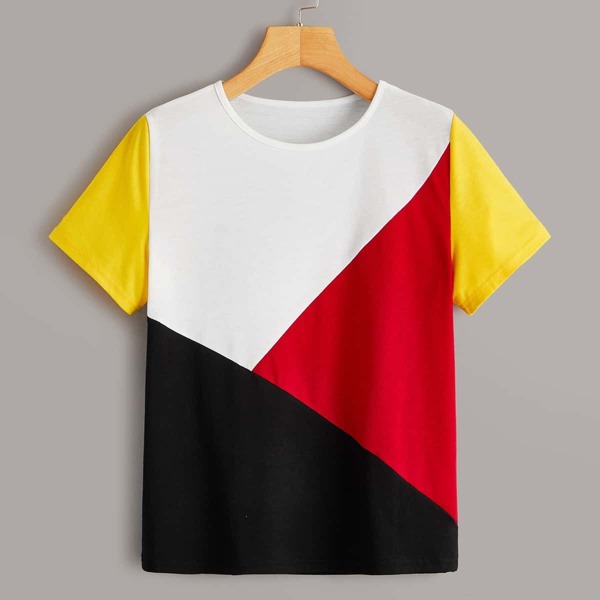 

Cut And Sew Panel Tee