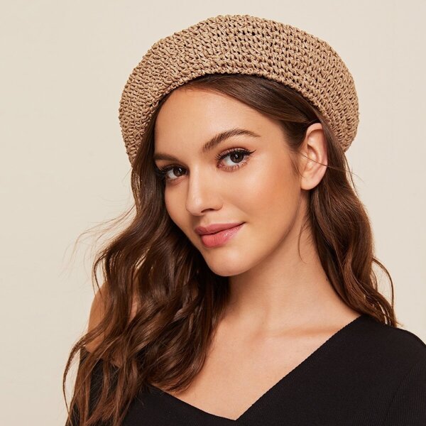 

Solid Braided Berets