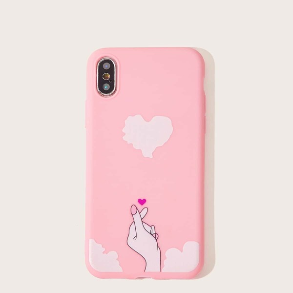 

Finger Heart Pattern iPhone Case