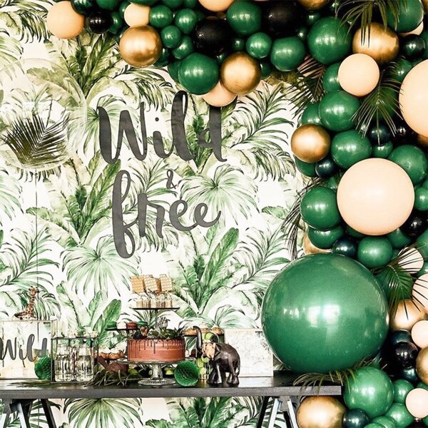 

Decorative Balloon 36pcs & Artificial Leaf 5pcs