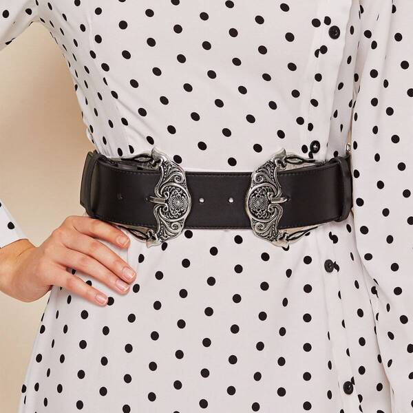 

Solid Western Buckle Belt