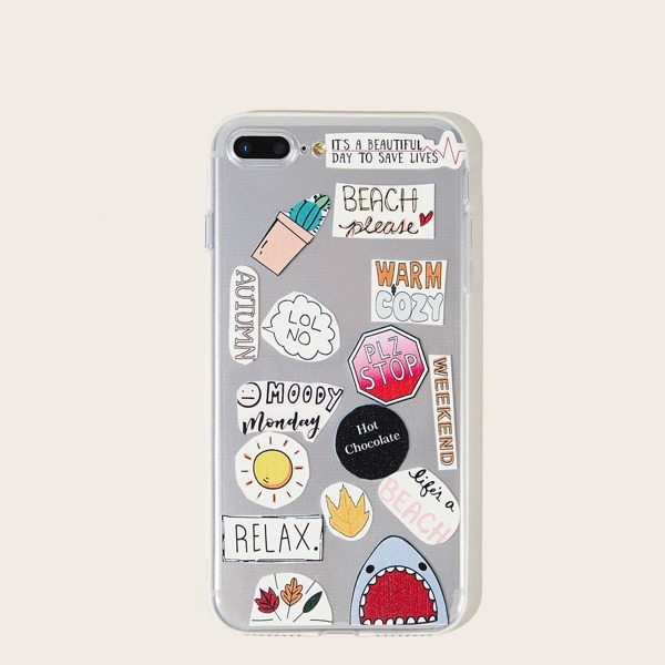 

Mix Pattern iPhone Case, Multicolor