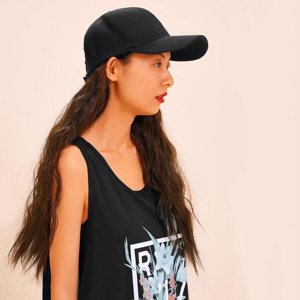

Natural Long Curly Wig With Hat