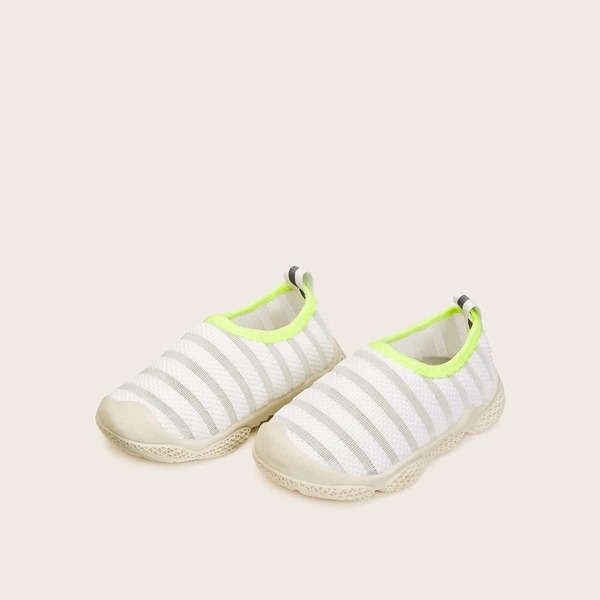 

Baby Boys Striped Slip On Sneakers