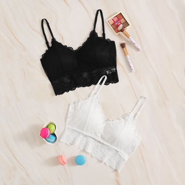 

Floral Lace Bra Set 2pack