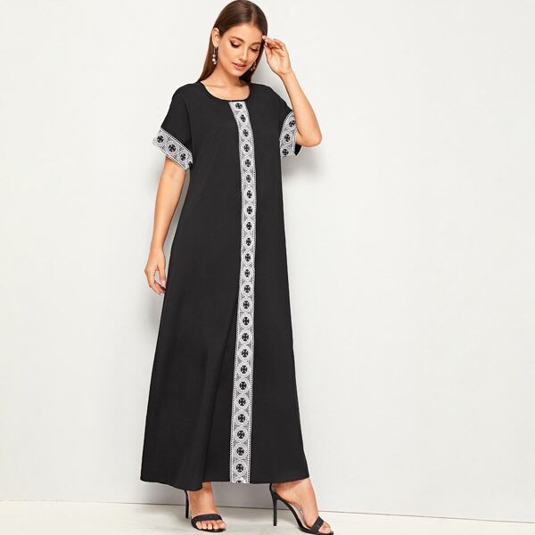 

Tribal Print Maxi Tent Dress