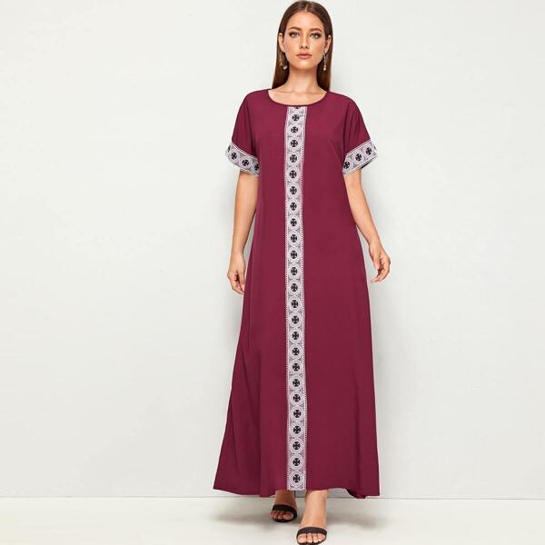 

Tribal Print Maxi Tent Dress