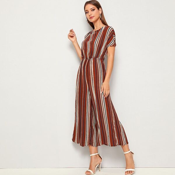 

Striped Wide Leg Jumpsuit