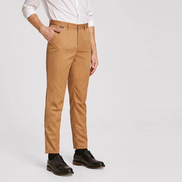 

Men Button & Zipper Fly Dress Pants
