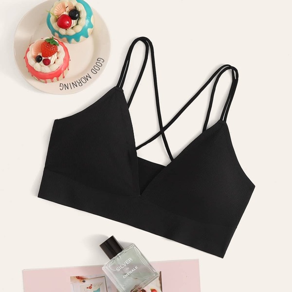

Crisscross Back Rib Bralette