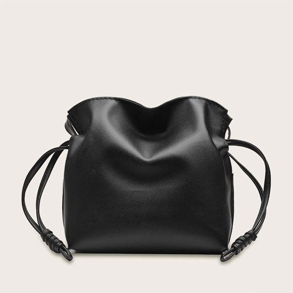 

Minimalist Crossbody Bag With Drawstring