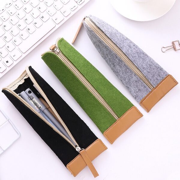 

Felt Zipper Pencil Case 1pc