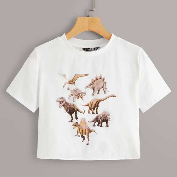 

Dinosaur Print Tee