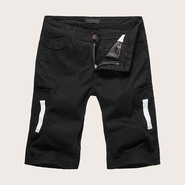 

Men Pocket Side Denim Shorts